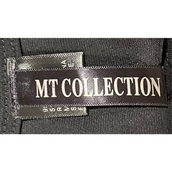 MT Collection Sheath Dress Women’s Black Sleeveless Crewneck L - Picture 3 of 9